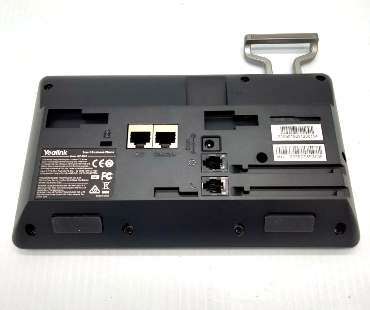 Yealink SIP-T55A Mid-Level Android Desk Phone 4.3in Touch Screen open box