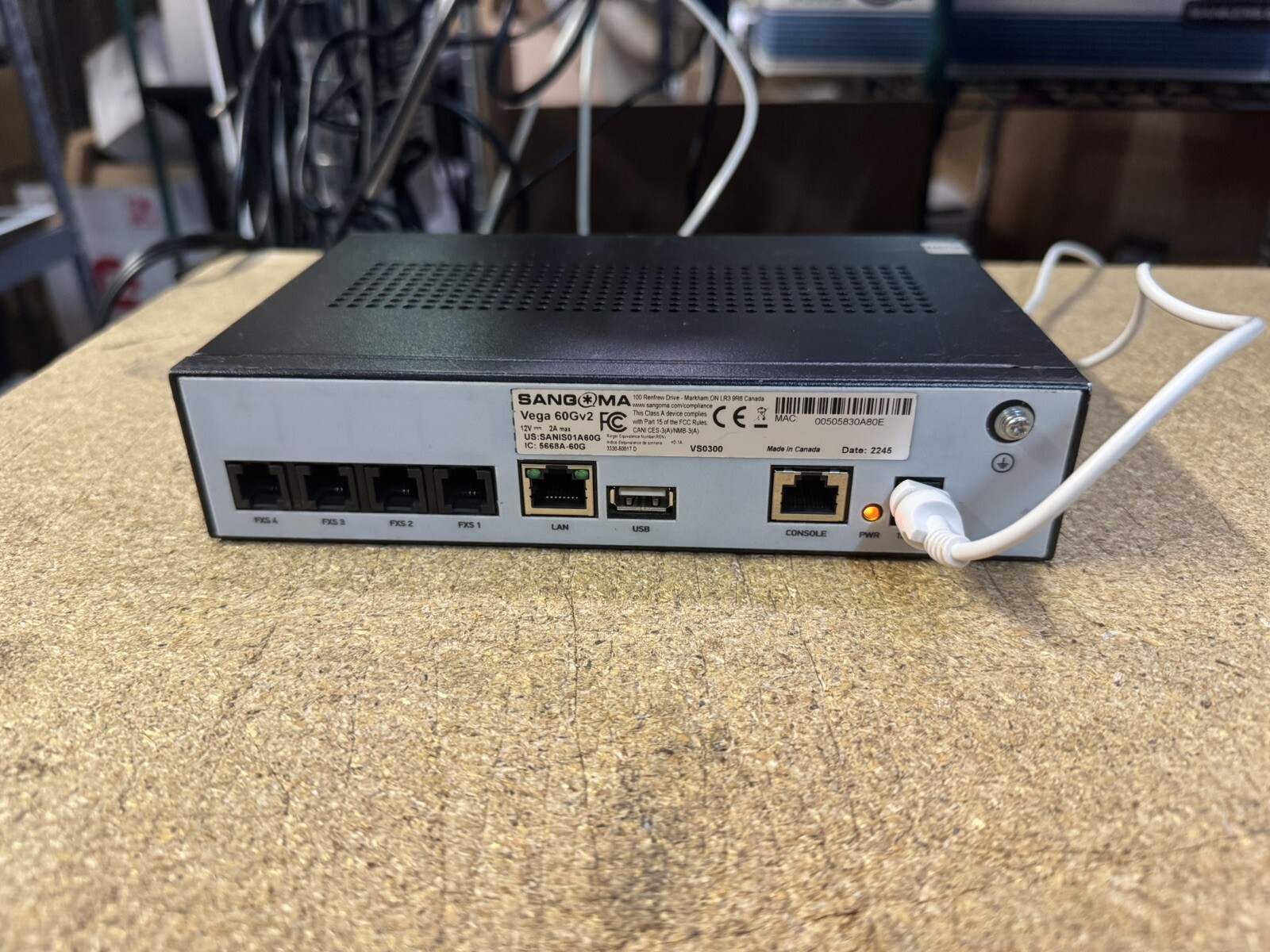 Sangoma Technologies VEGA 60GV2 VS0300 Vega 60 4 Port FXS Gateway