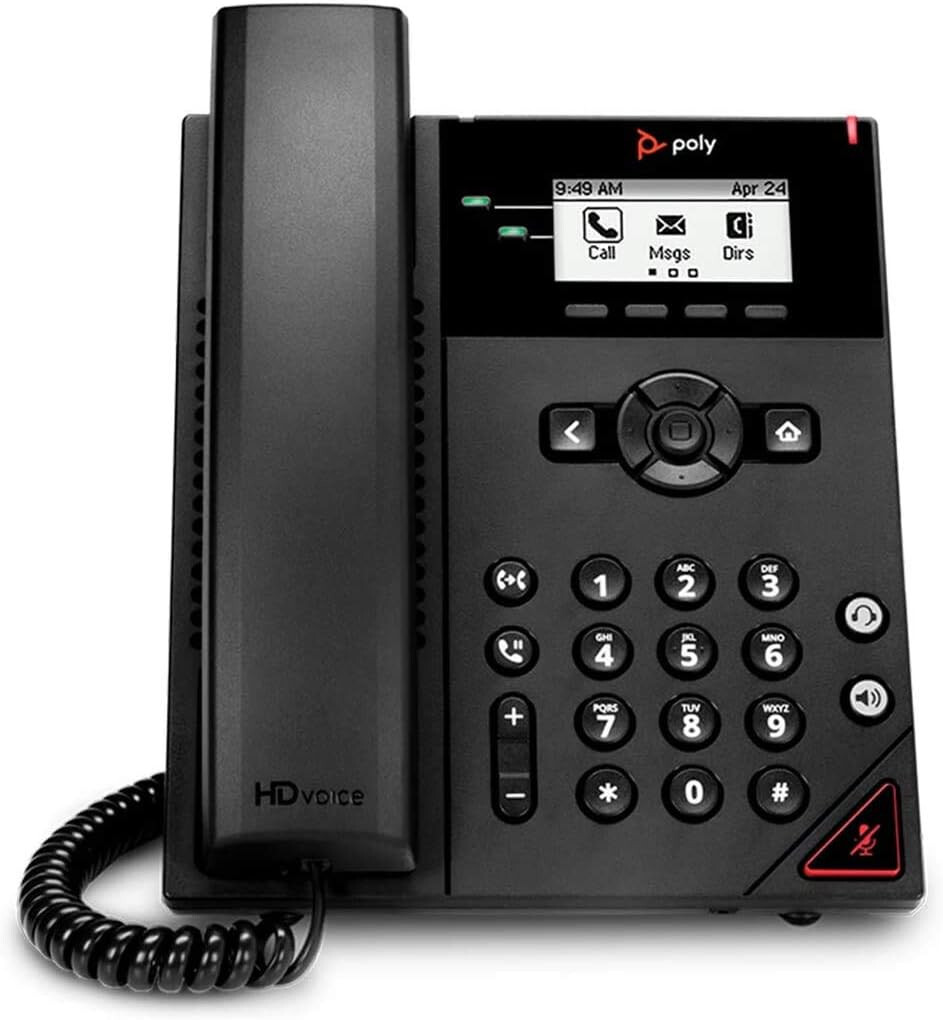 Polycom VVX 150 Business IP Phone – Black