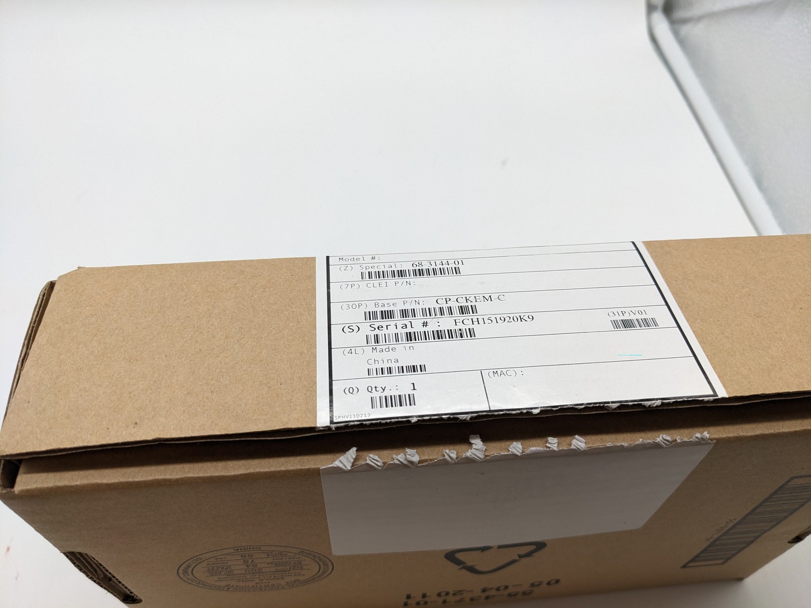 LOT OF 3 Open Box Cisco CP-CKEM-C Unified IP Color Key Expansion Module