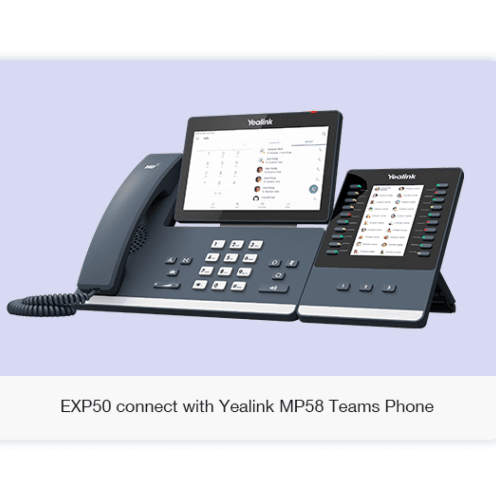 Yealink EXP50 Color-Screen Key Expansion Module T53 T54 T56 T57 T58 VoIP Phone