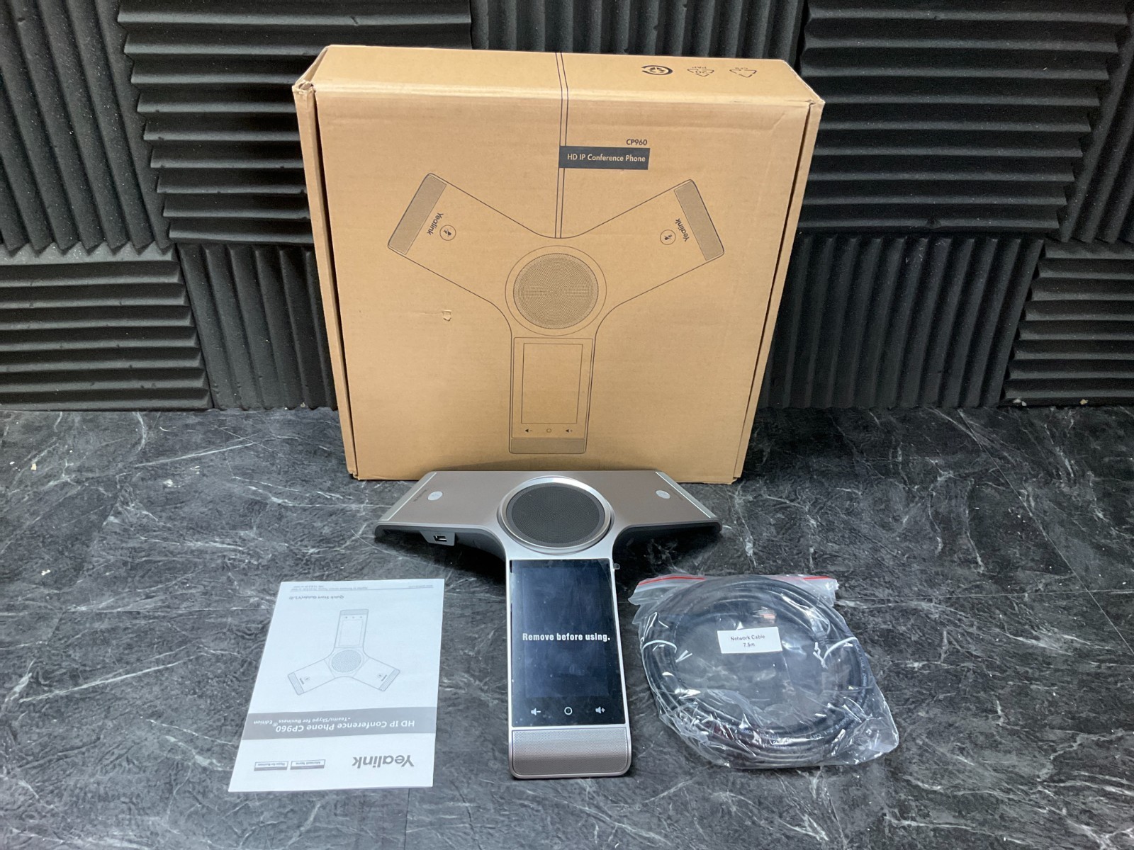 Yealink LCD TouchScreen PoE Conference Phone CP960-SFB ✅❤️️✅❤️️ NEW OPEN BOX
