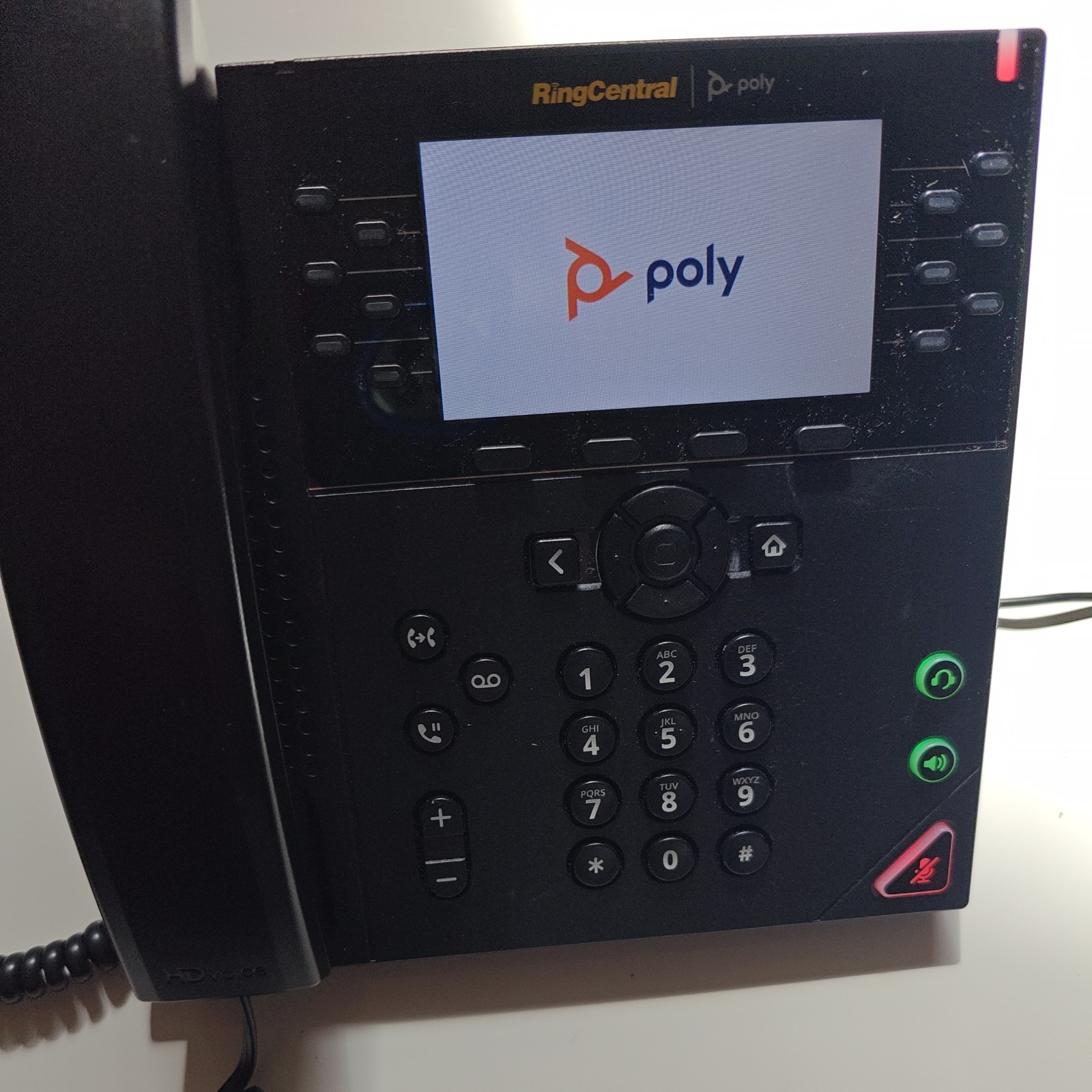 Poly VVX 450 12-Line PoE IP Phone 4.3″Color Display GigE SIP VoIP 2200-48840-025