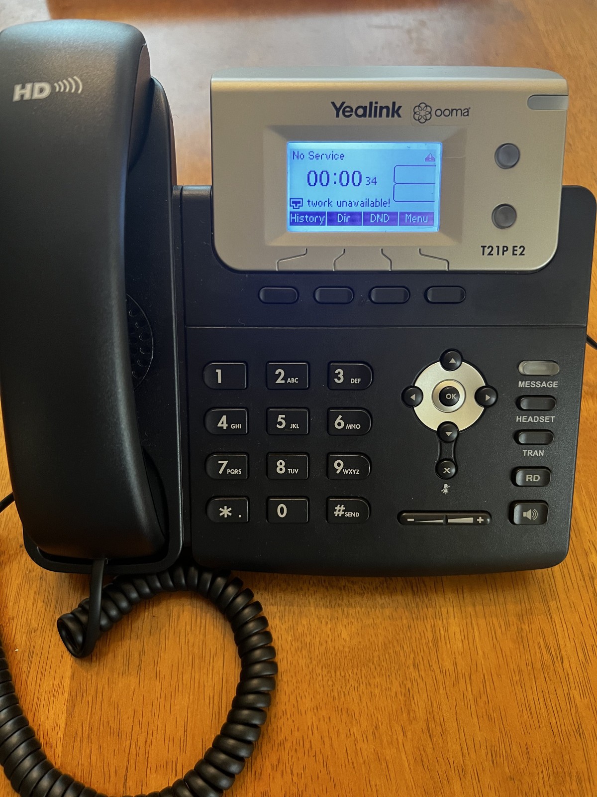 Yealink SIP-T21P E2 Dual-line Entry Level IP Phone w/ Power