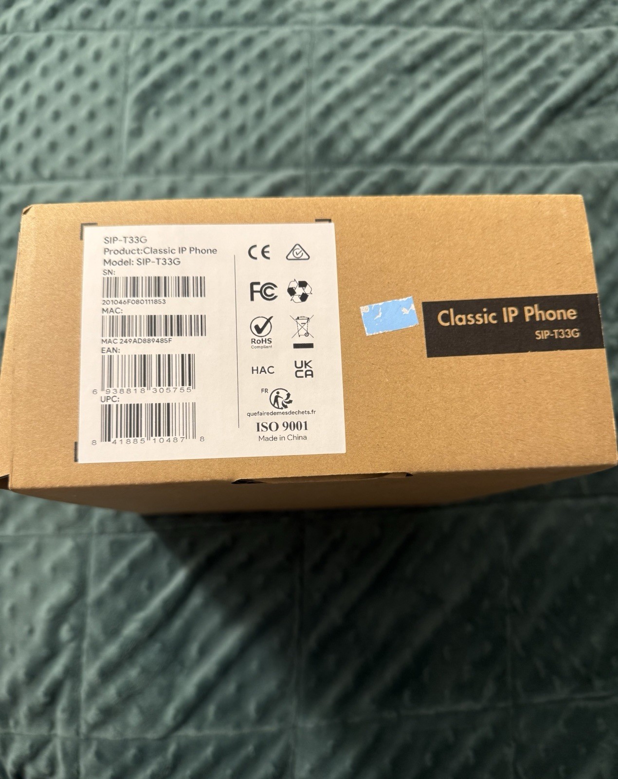 Brand New Yealink SIP-T33G Classic IP Phone