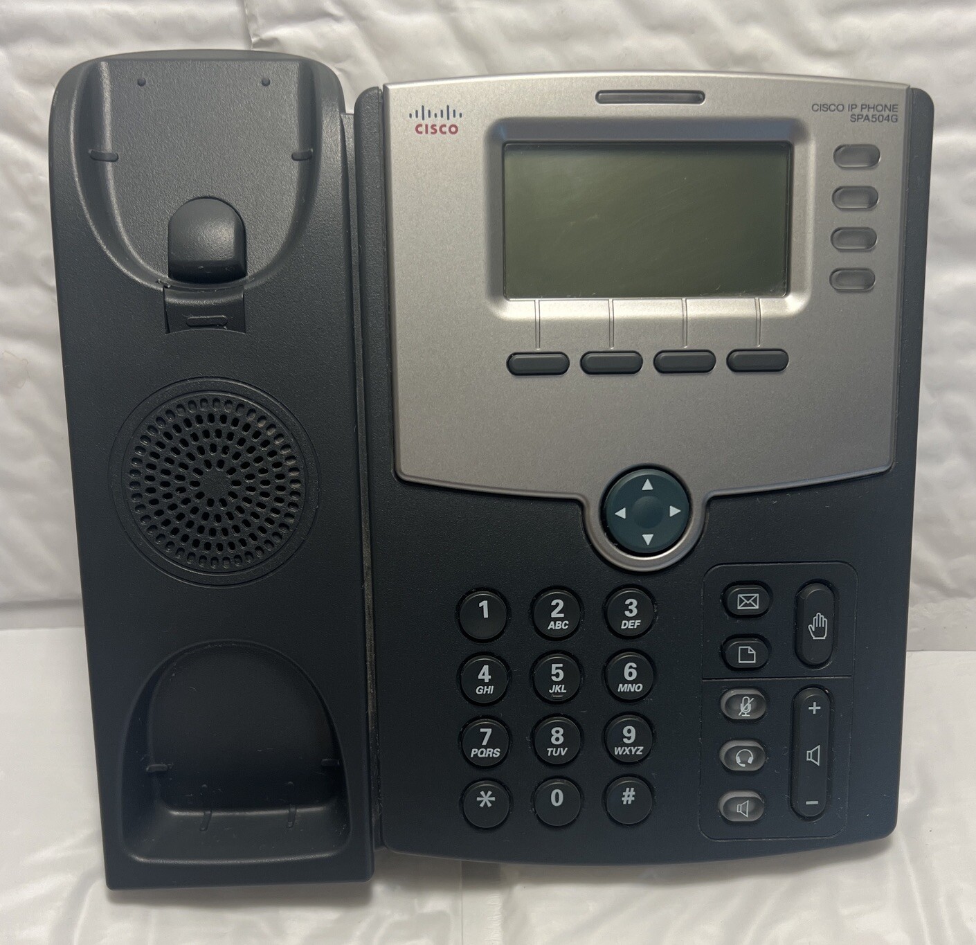 Cisco SPA504G 4-Line IP Phone Complete In Original Box. Cleaned Tested