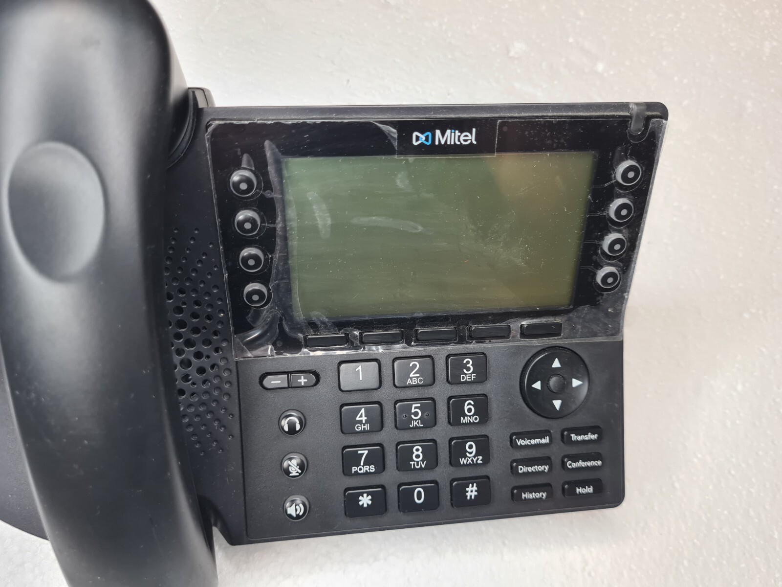 Lot Of 2 Mitel IP 480G Corded LCD Display Gigabit Telephone Bundle