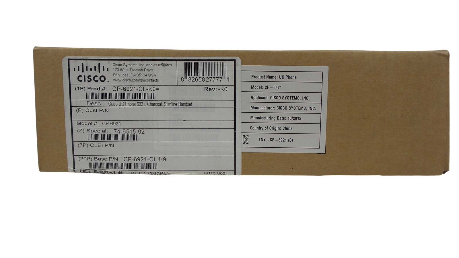 LOT OF 6 Cisco CP-6921 Desktop Phone – Free Shipping