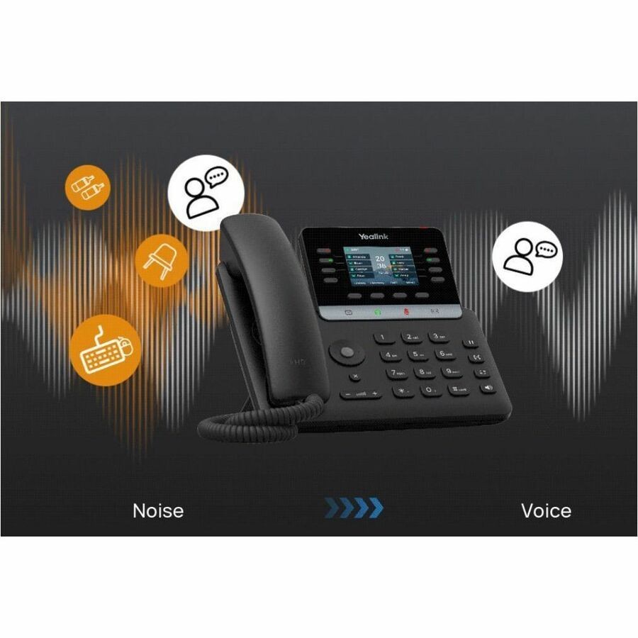 Yealink SIPT73U IP Phone 2.8″ Color Display Wall Mountable