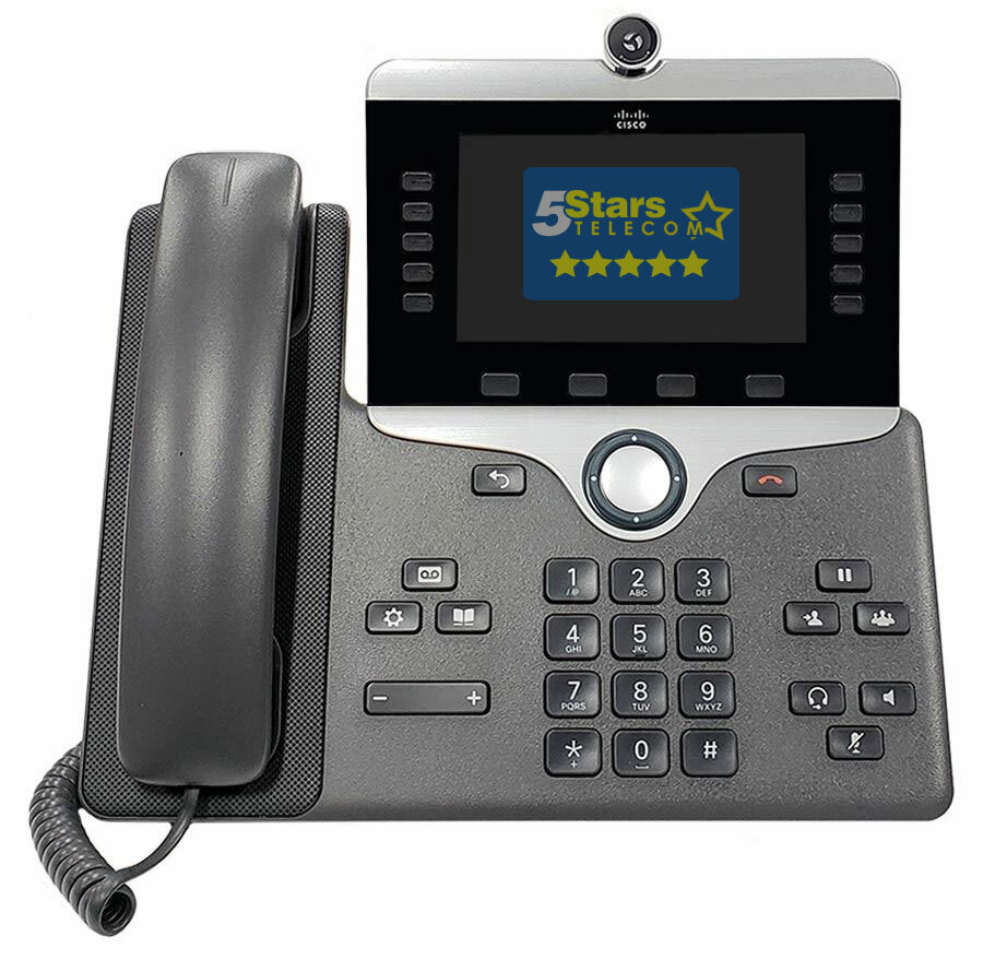 Cisco 8845 IP VolP Phone (CP-8845-K9=) Rnewed (Grade A), 1 Year Warranty