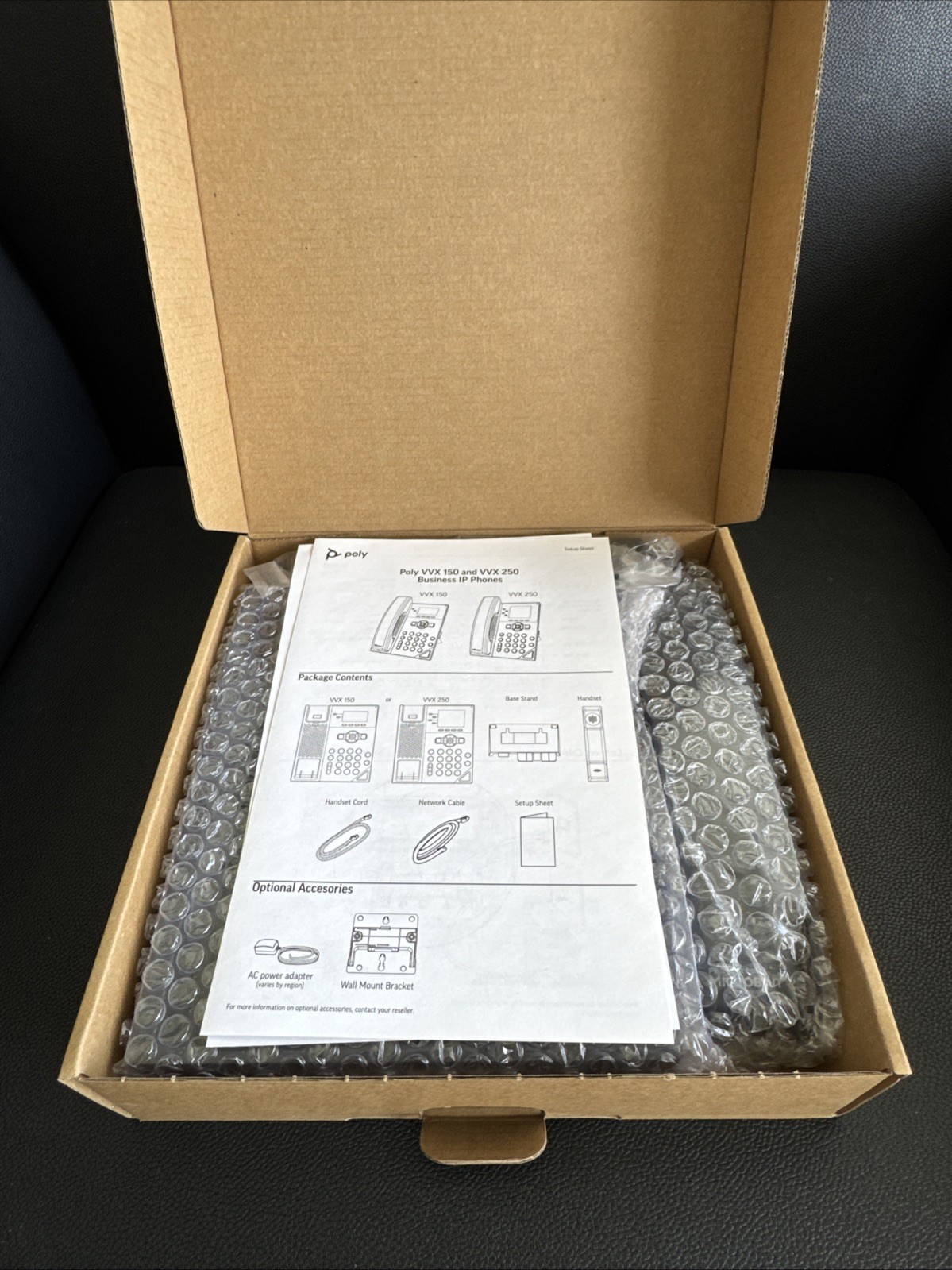 Polycom VVX 250 Desktop Phone – NEW