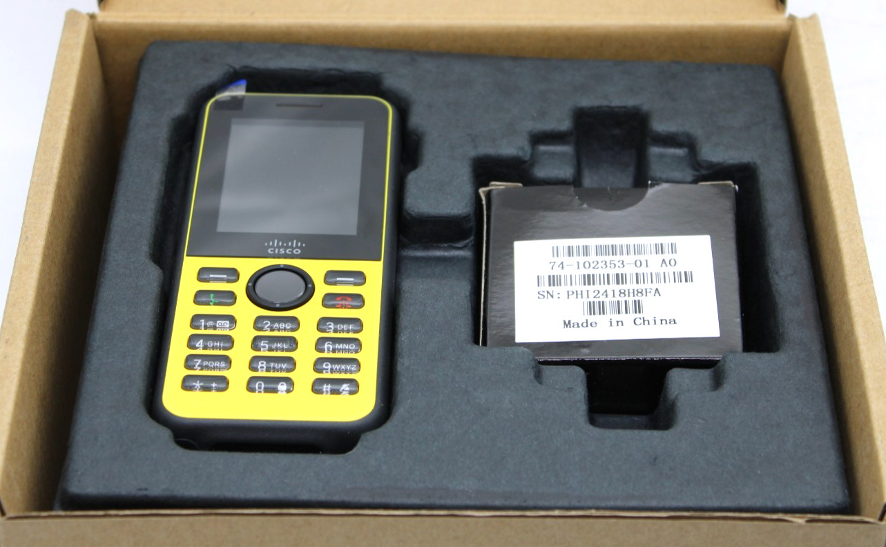 CISCO CP-8821 EX-K9 World Mode Wireless IP Phone CP-8821-K9