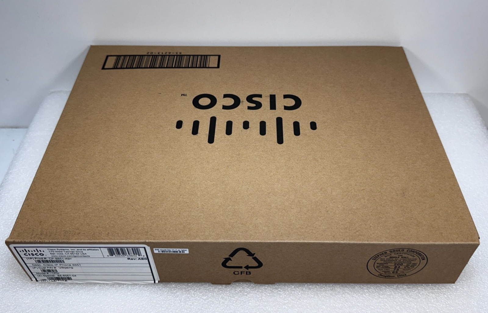 NEW Sealed Cisco IP Phone 8851 Corded Telephone CP-8851-K9