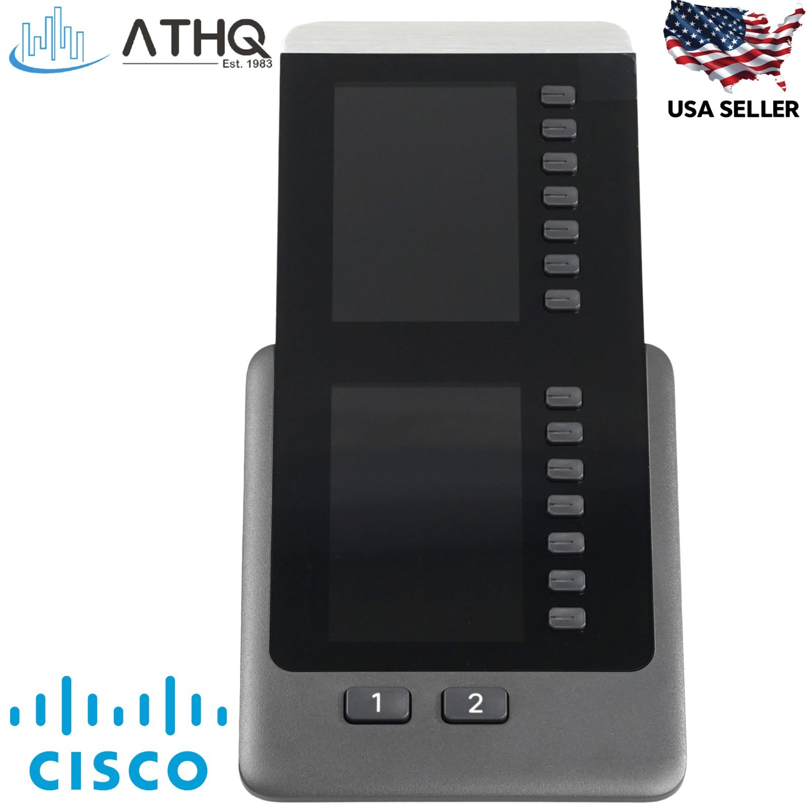 Cisco CP-8800-A-KEM Key Expansion Module 8800 28-Key Dual LCD 8851 8861 Phone