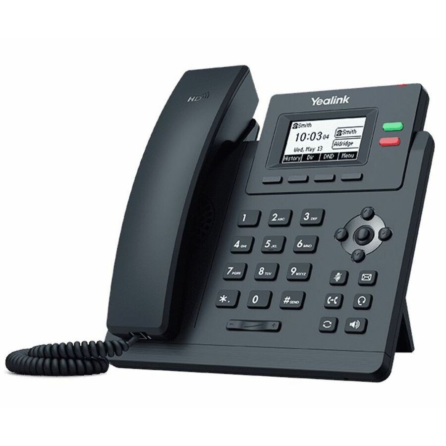 Yealink 1301044 SIP-T31G IP Phone – Corded – Wall Mountable – 2 x Total Line