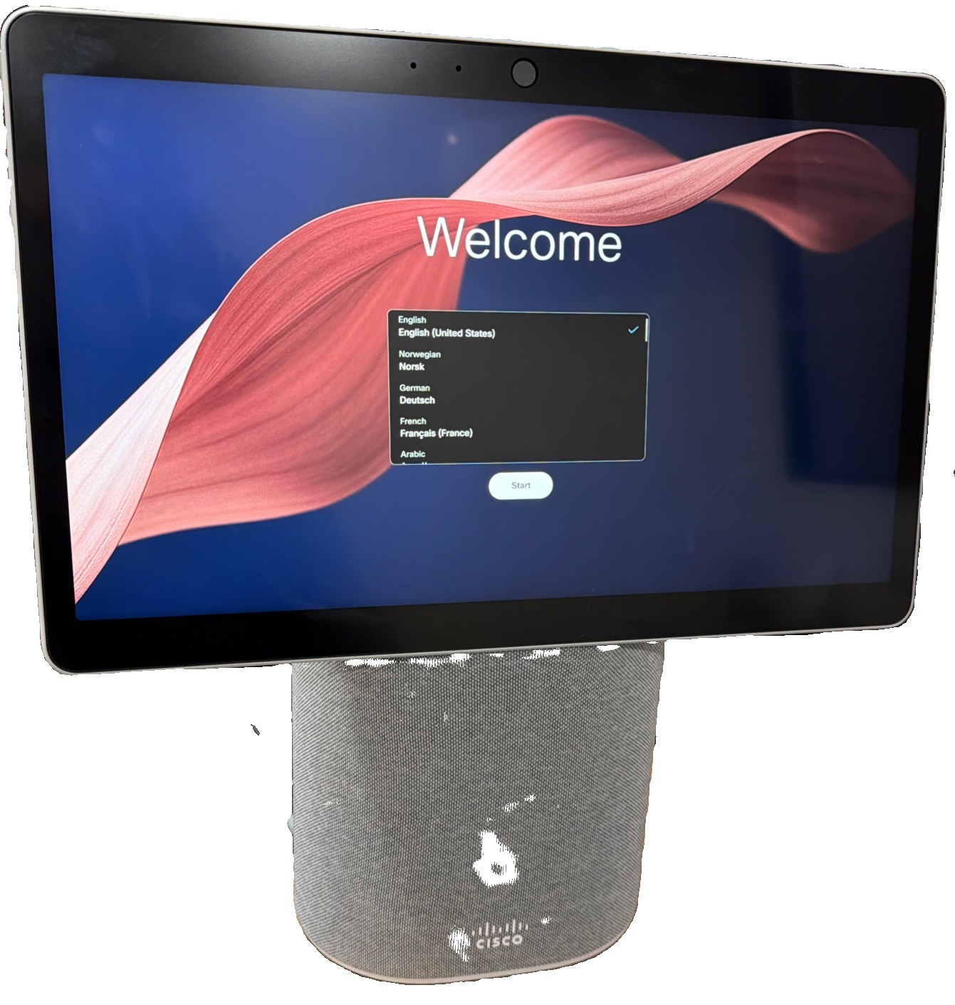 Cisco Webex Desk Mini Touchscreen Video Conferencing Display TTC9-01 Light Gray