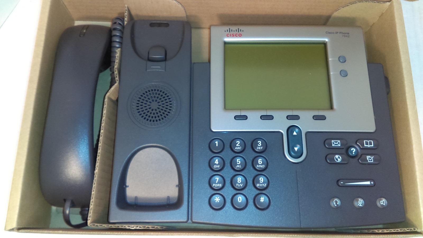 Lot of 3 Cisco Unified IP Phones (Two CP-7942G & One CP-7941G)