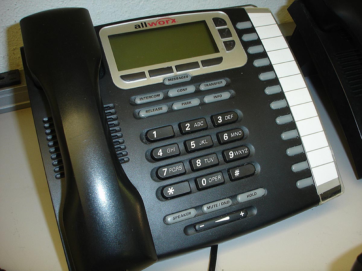 Allworx 9212L Voip IP Display Phone Black VoIP – Lot of 3 – Tested
