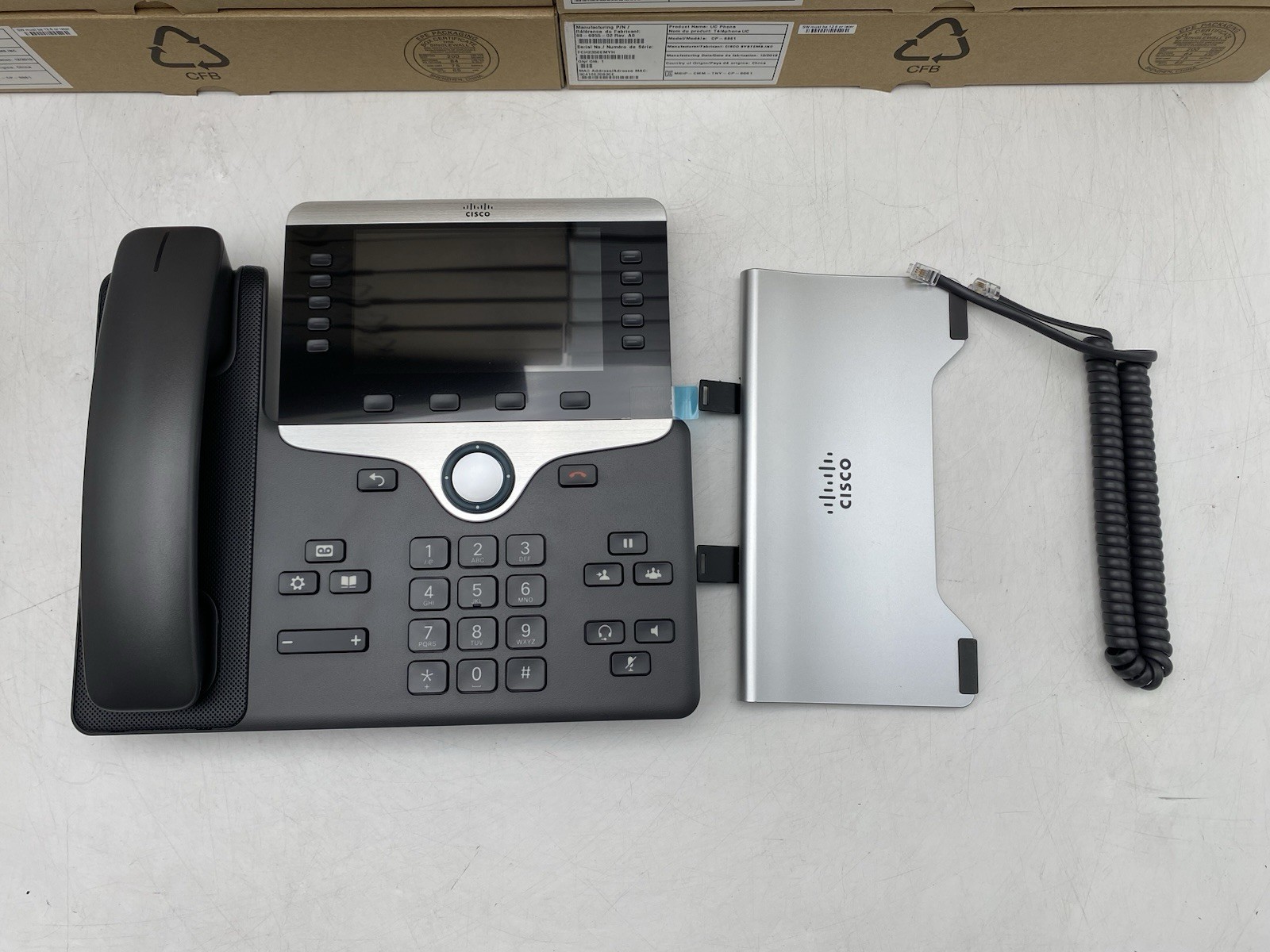 Lot of 20 Cisco CP-8861-K9 IP Business Phone w/ Stand & Handset