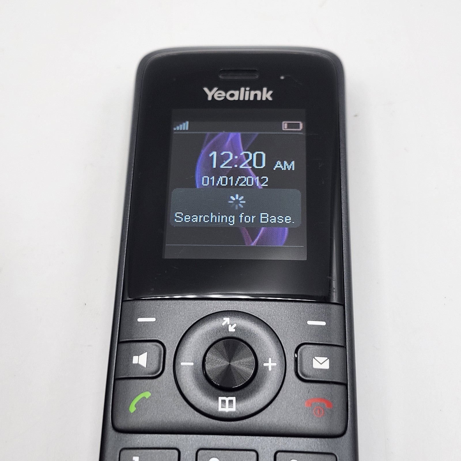 Yealink IP DECT Cordless Phone With Base W73H Charger, Cradle & Battery Tested