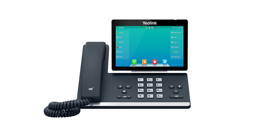 Yealink SIP-T57W IP Business Phone with Power Supply – Free Shipping