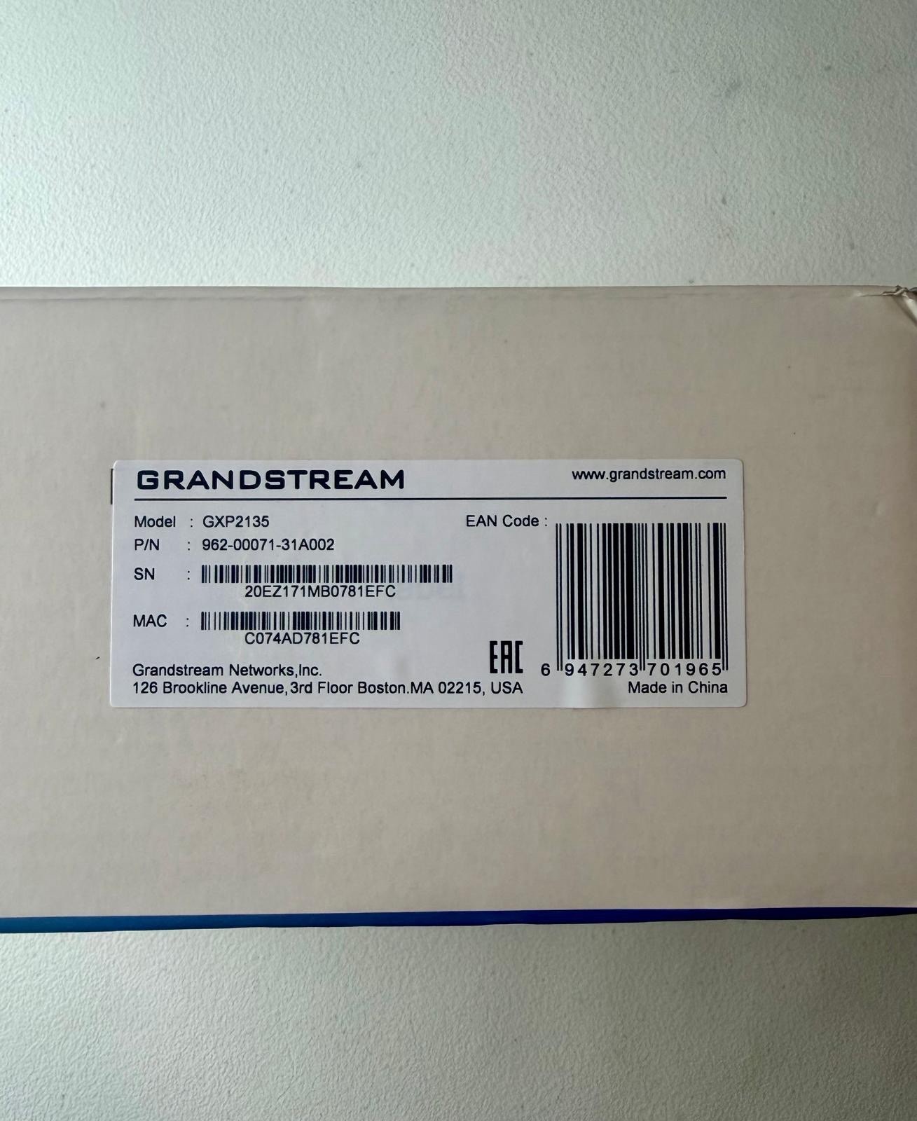 Grandstream GXP2135 8-Line Enterprise IP Phone HD VoIP PoE New