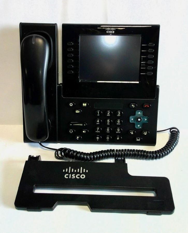 Cisco CP-9971 VoIP IP Phone Color Touchscreen CP-9971-C-K9= with Stand