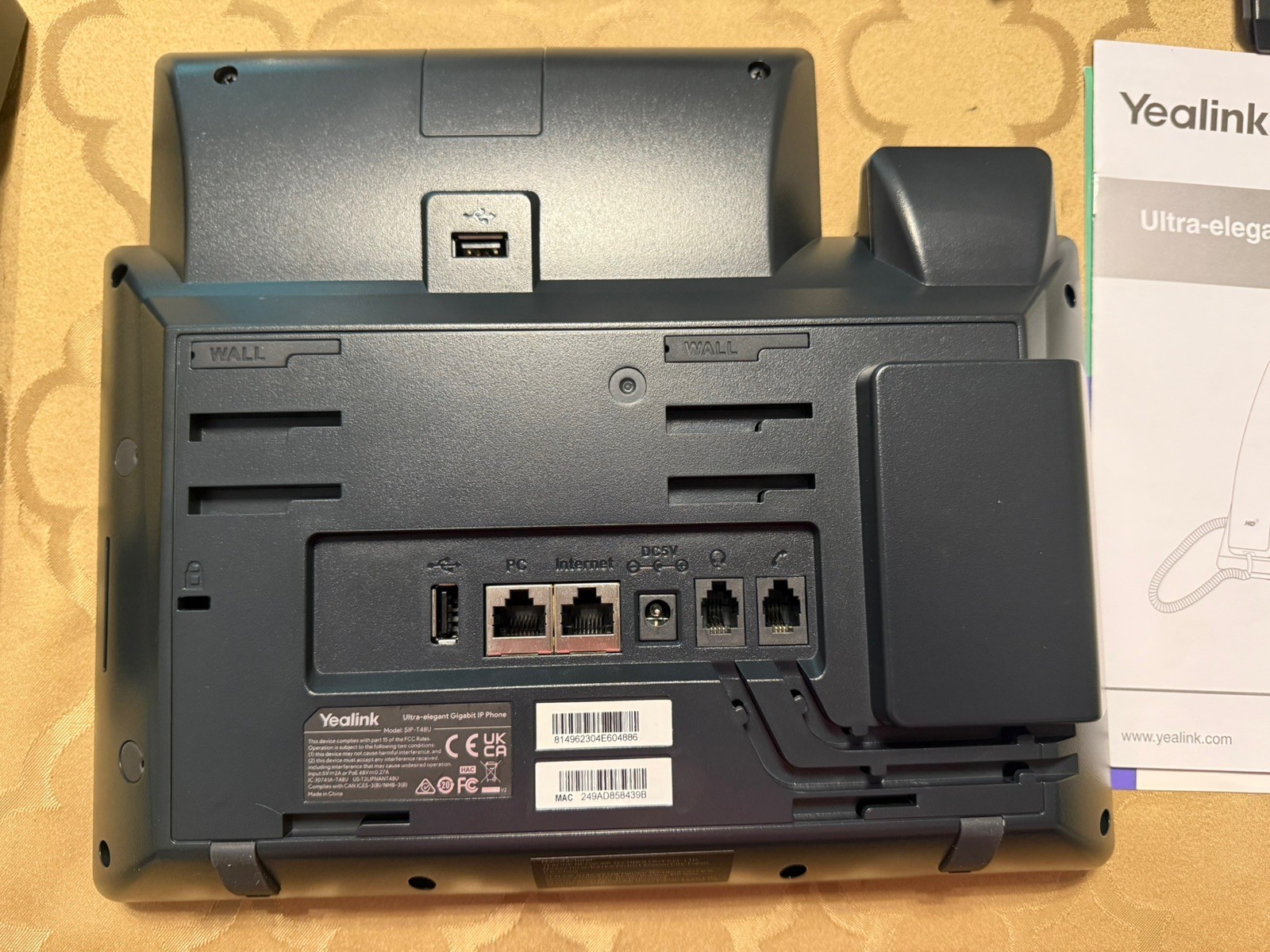 Yealink SIP-T48U Gigabit HD IP Phone – Brand New in Box