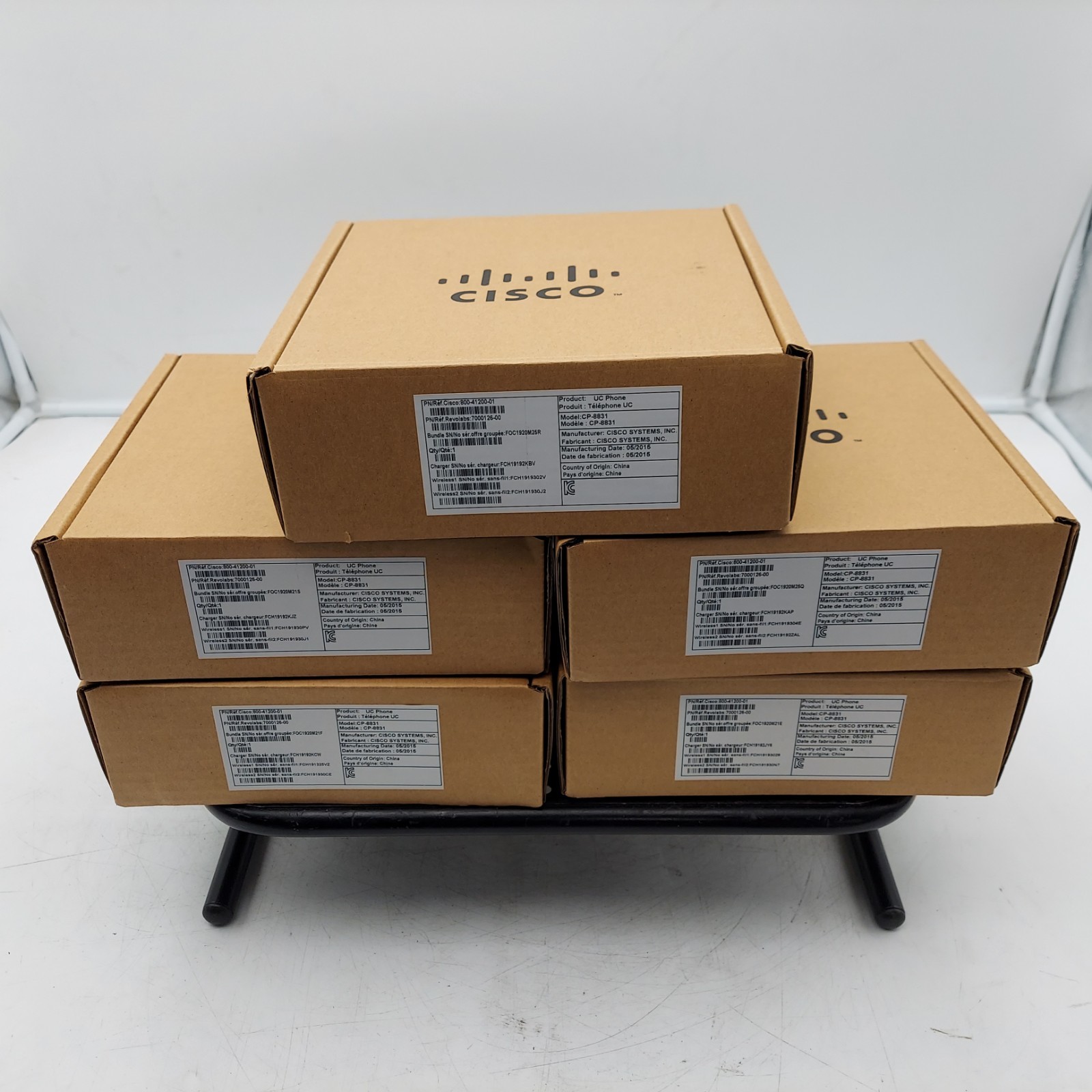 LOT OF 5 Cisco CP-8831-MIC-WRLS Wireless Microphone Kit for IP Conference Phone