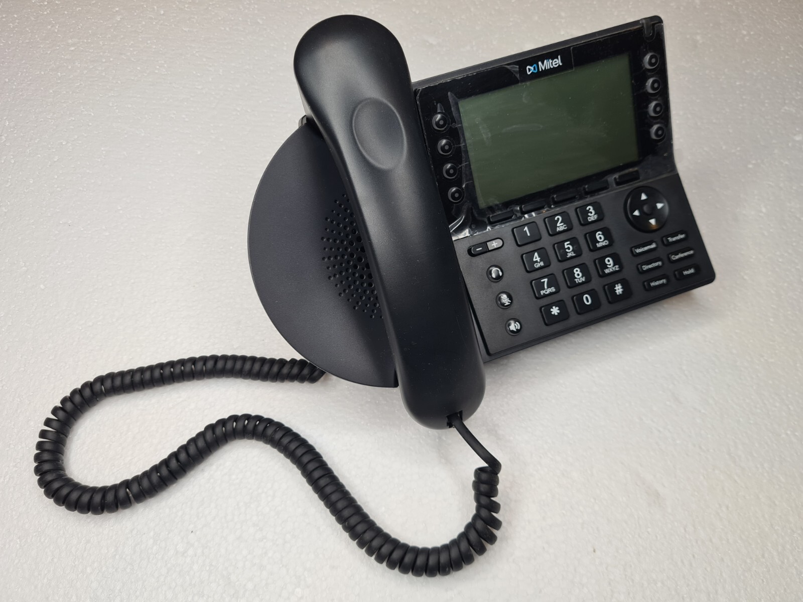Lot Of 2 Mitel IP 480G Corded LCD Display Gigabit Telephone Bundle