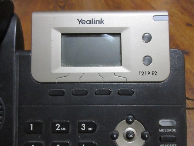 Yealink SIP-T21P E2 Dual-line Entry Level IP Phone with AC Adapter