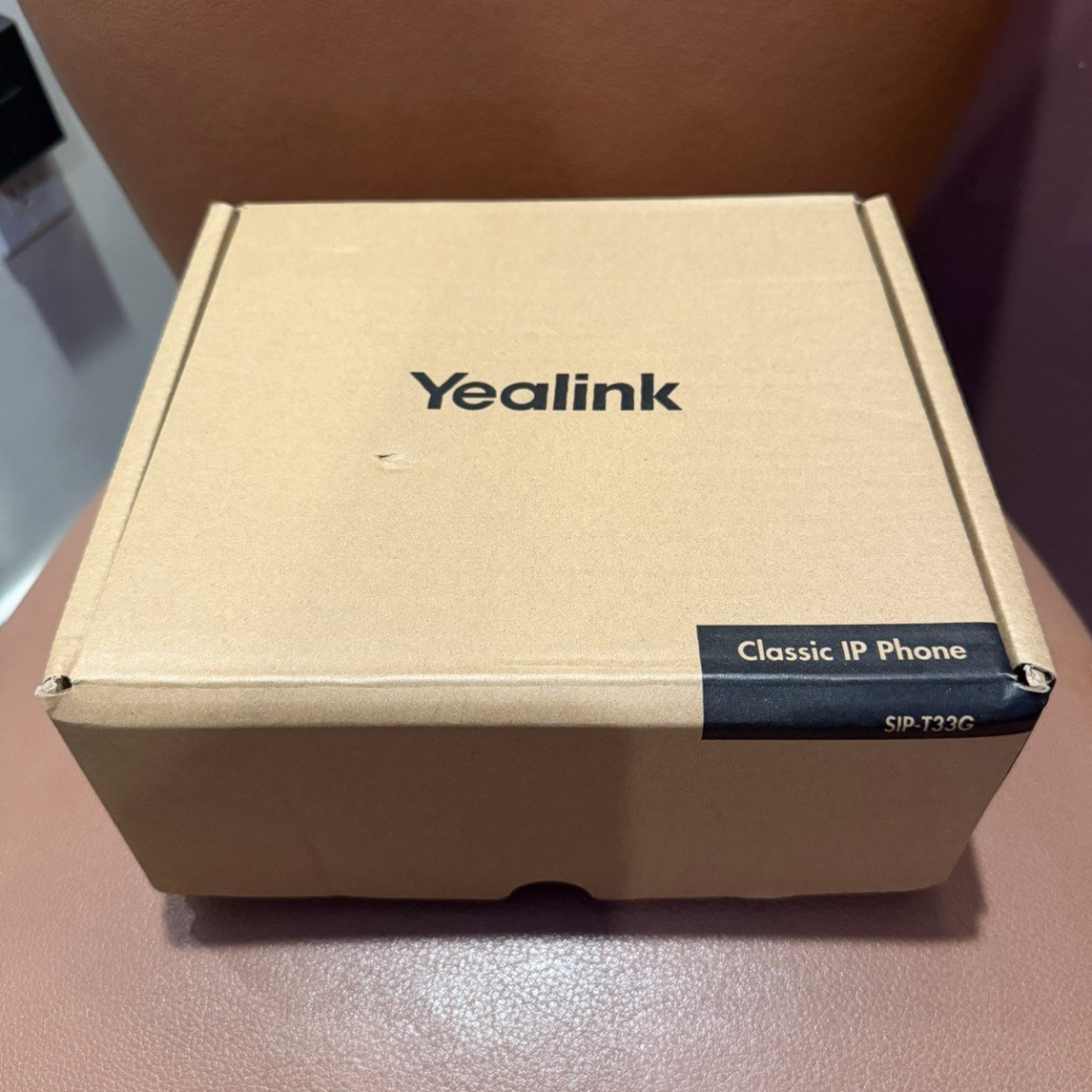 Yealink SIP-T33G 4-Line Corded VoIP IP Phone Wideband Audio Ethernet Black