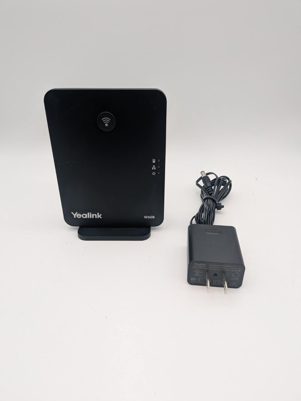 Yealink W60B DECT IP Base Station w/ Power Supply & Stand