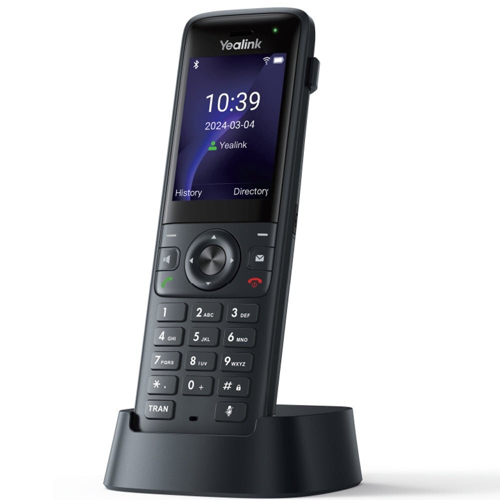 Yealink AX83H Wi-Fi Handset – Dual-Band Wi-Fi 6 HD Voice Bluetooth
