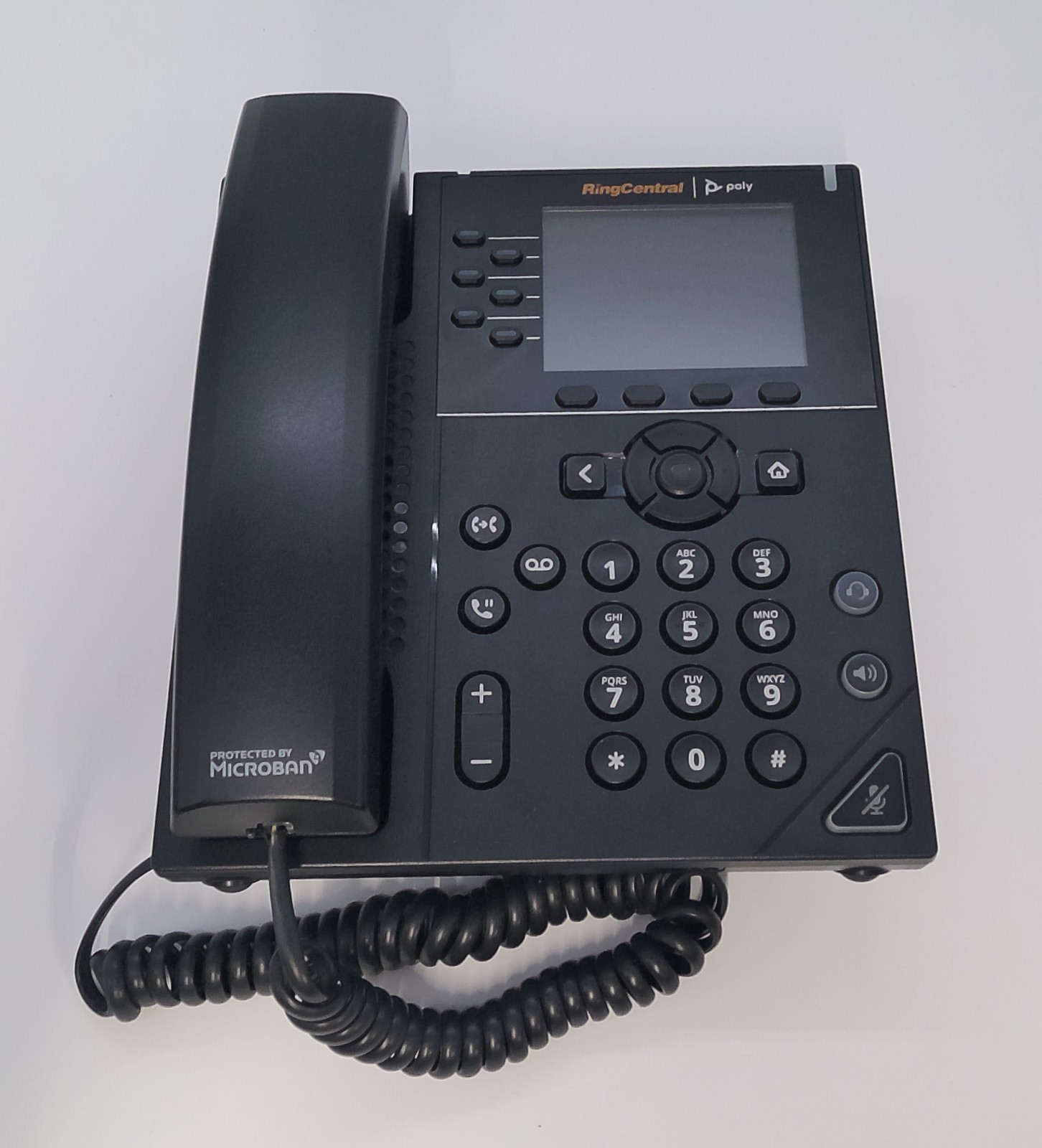 Polycom Phone VVX 350 6-Line Business IP Desk Black 2201-48830-001 – USED RESET