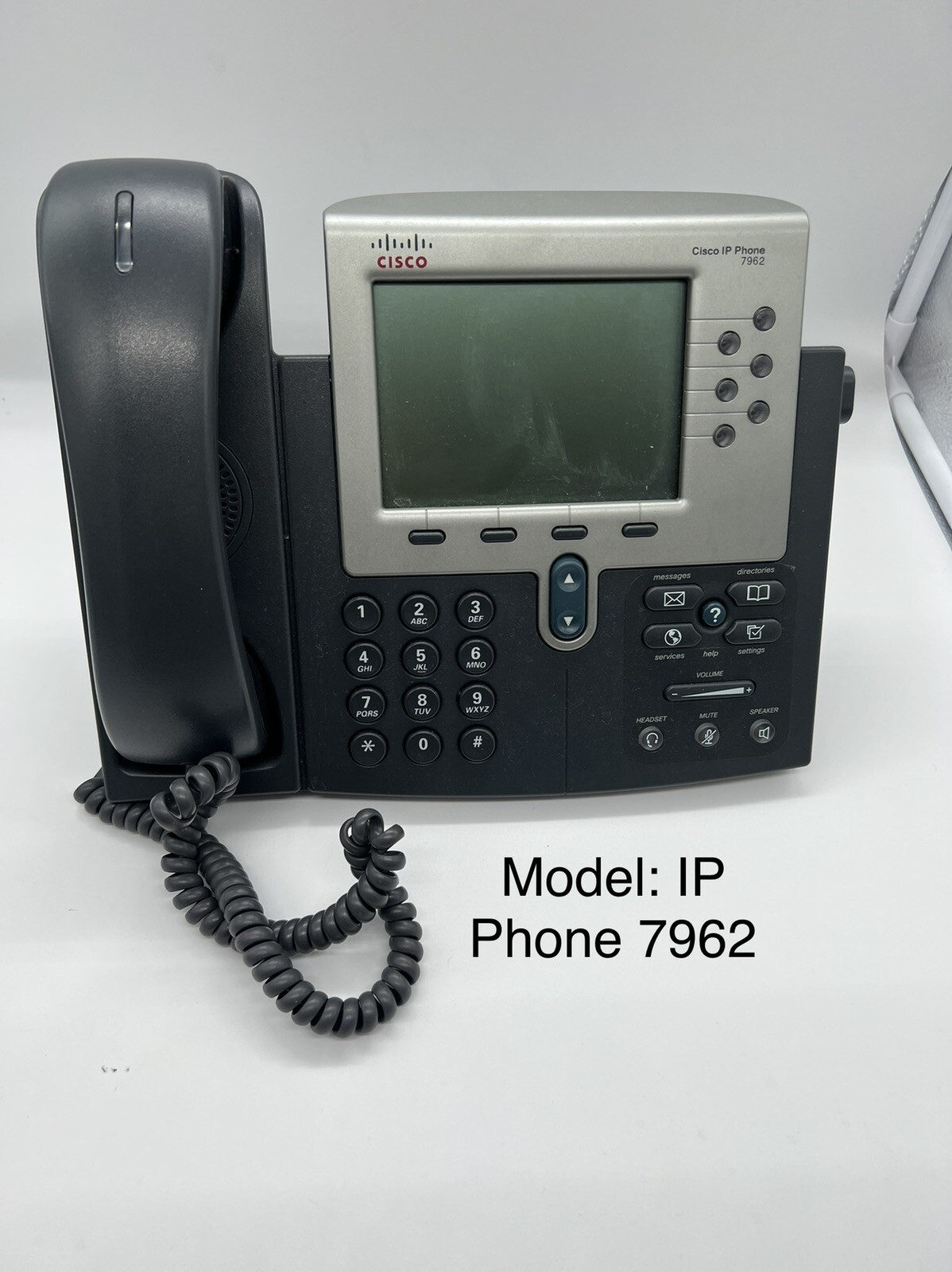 Cisco 7962G Unified IP Business Phone PoE – AC Power Supply Not Included