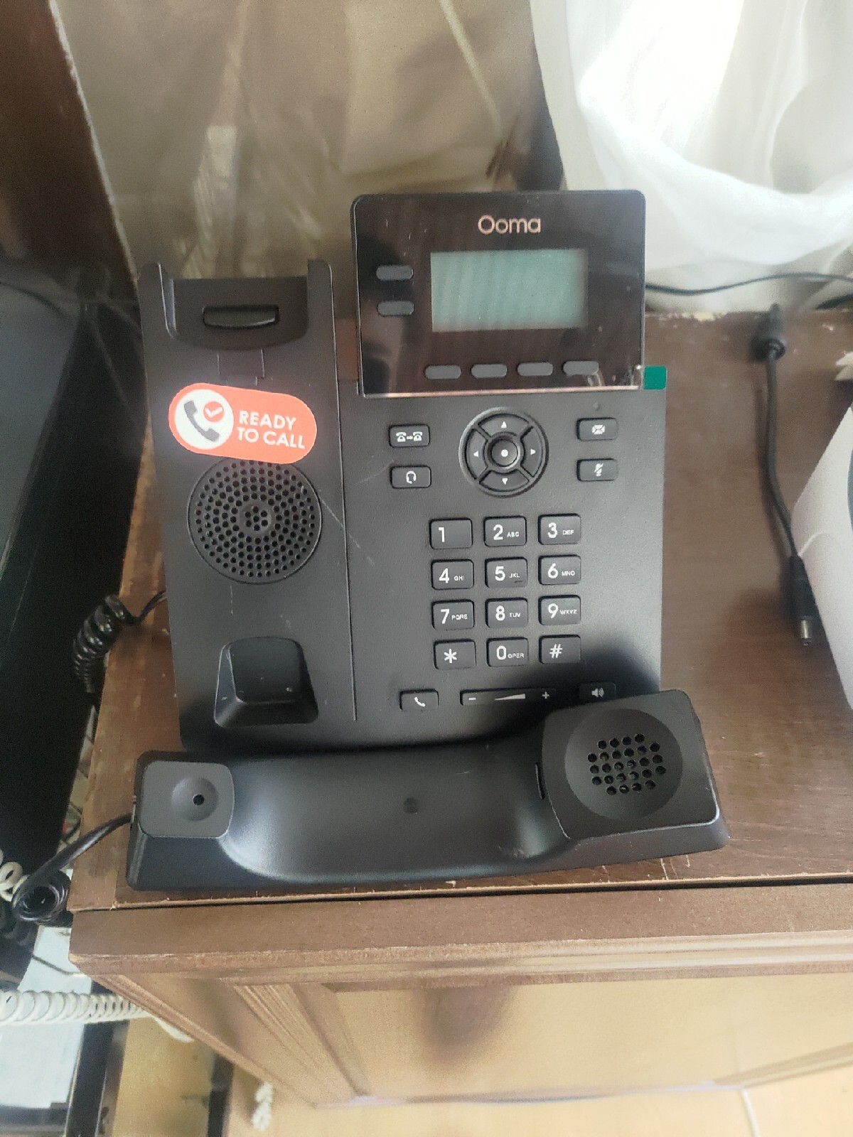 Ooma 2602W Phone System Grandstream Networks Black Used