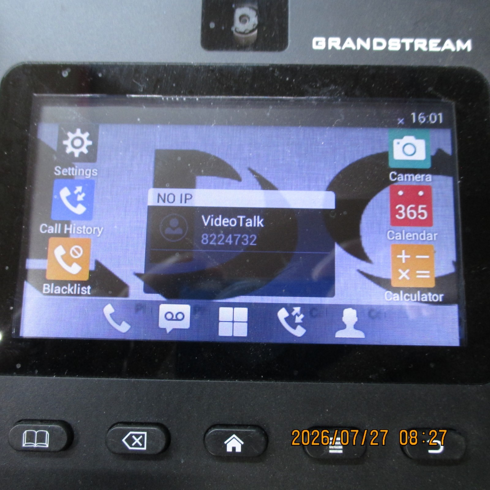LOT-5 – GRANDSTREAM GXV3240 VoIP Telephones W/ DESK STAND T5-C15
