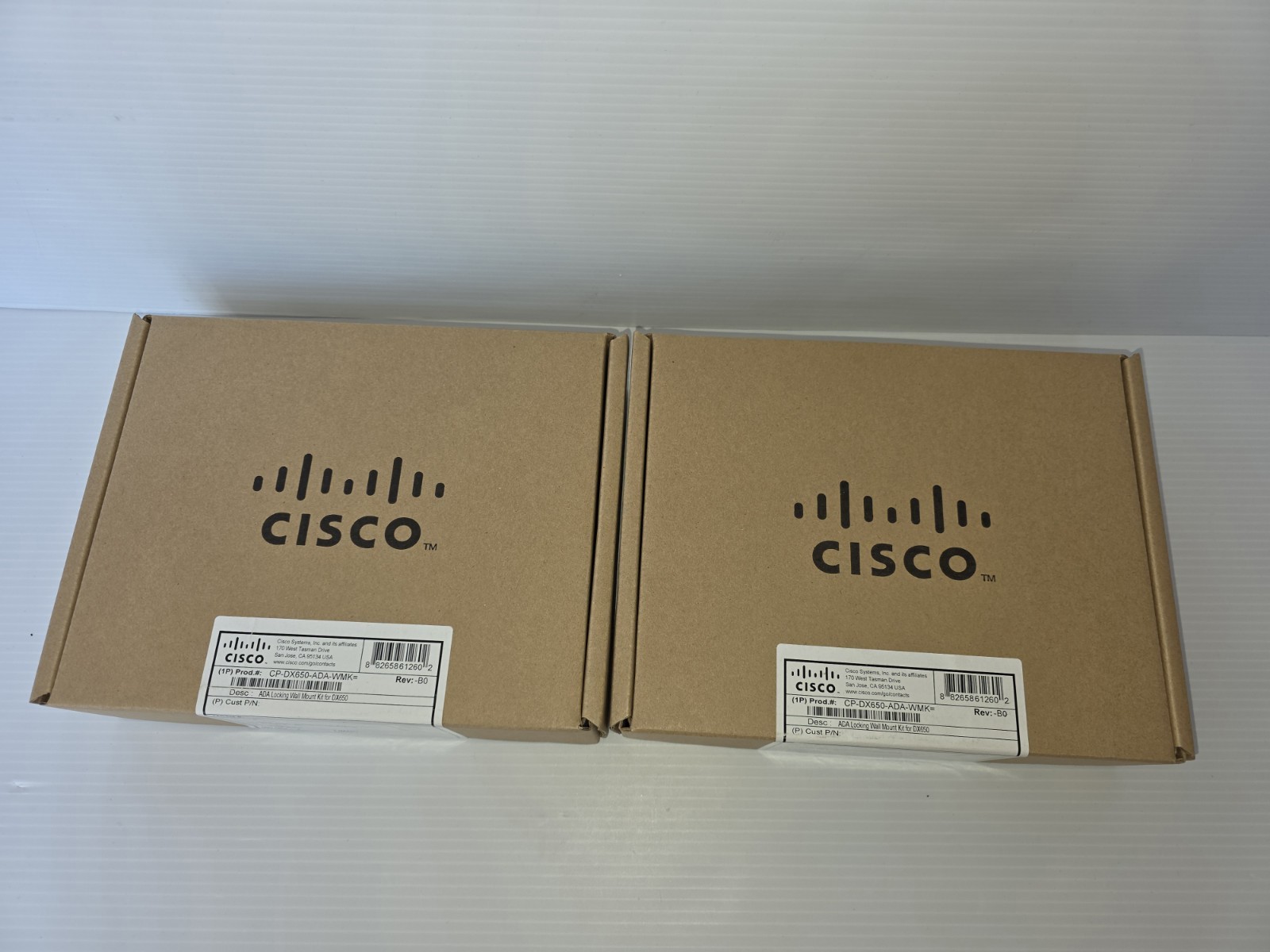2 x Cisco CP-DX650-ADA-WMK Locking Wall Mount Kit for DX650 NEW
