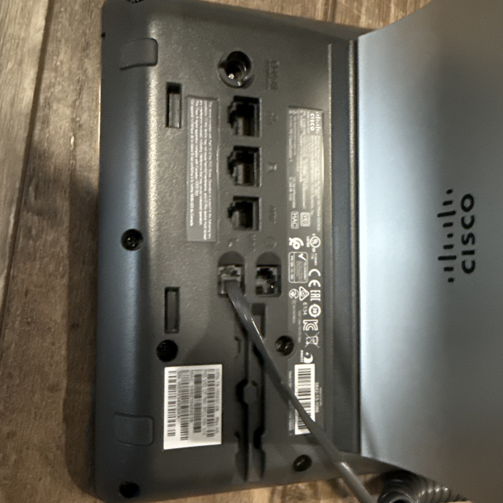 Cisco 7841 (CP-7841-3PCC-K9) 4 Lines Gigabit IP Phone Dark Gray lightly used