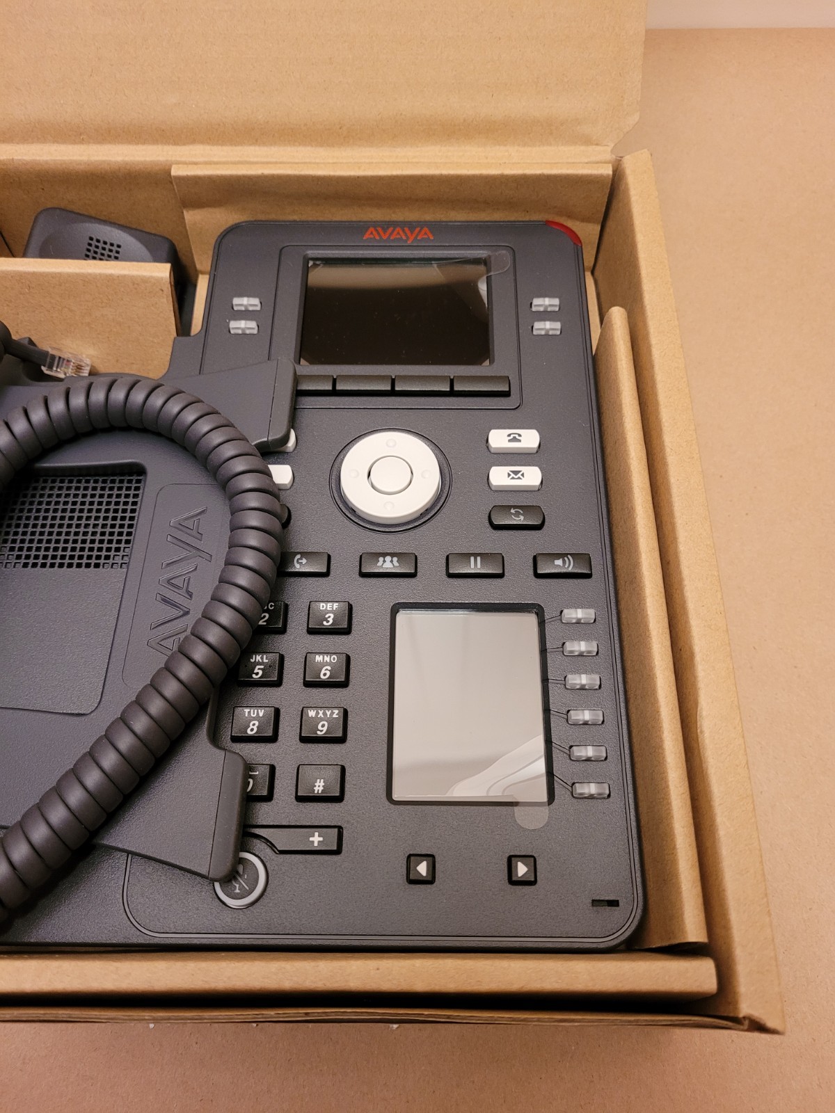 Avaya- Model J159- Corded Gigabit IP Phone- Black- New Old Stock- Lot Of 3!