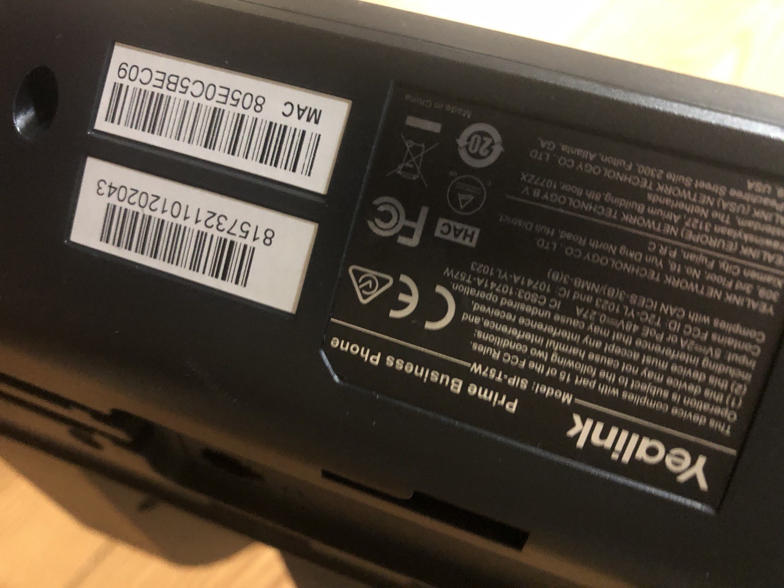 Yealink SIP-T57W Prime Business Phone T57W VoIP (Verizon) READ