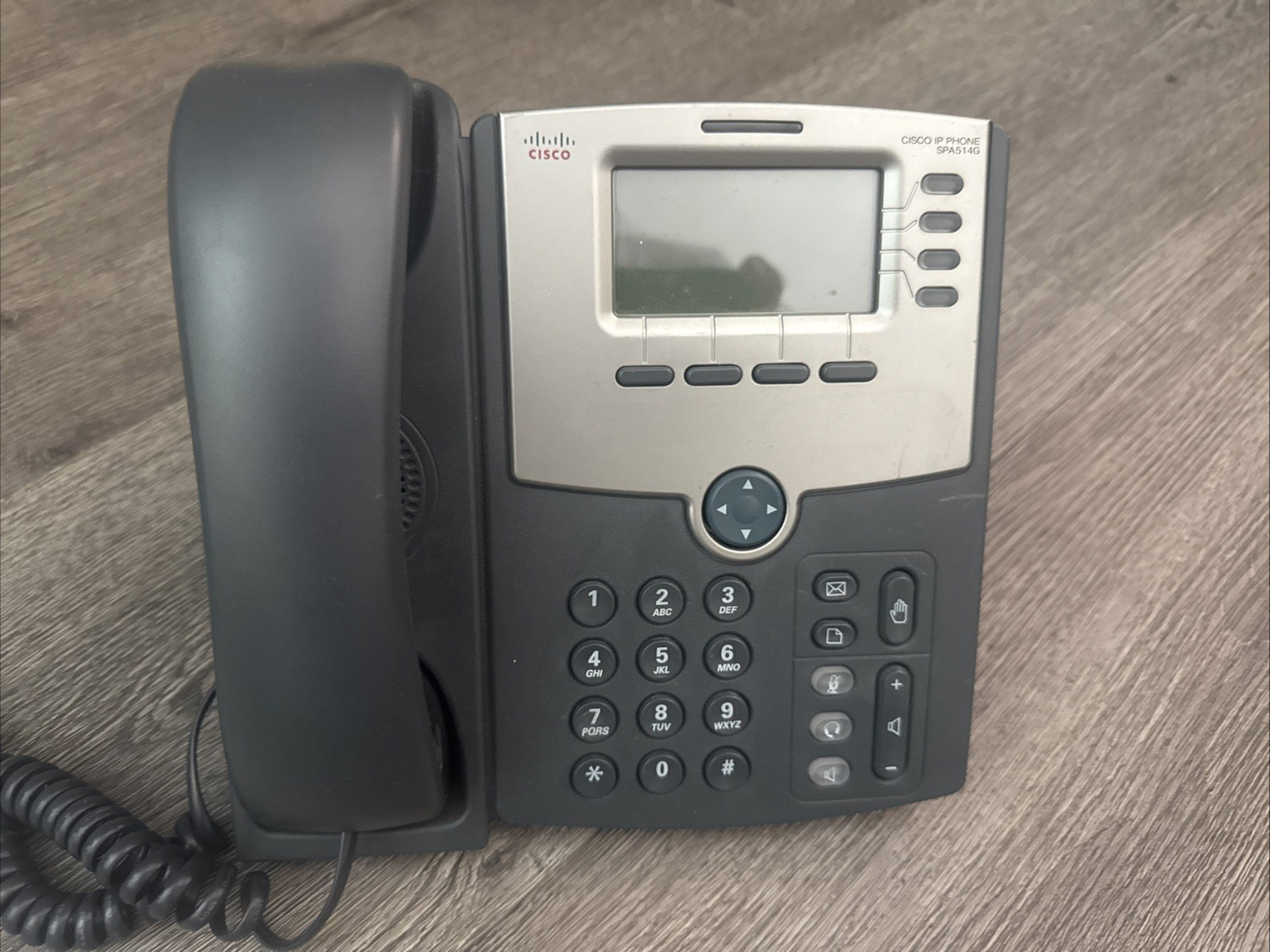 Unlocked Cisco SPA514G 4-Line, 2-Port Switch PoE IP Phone