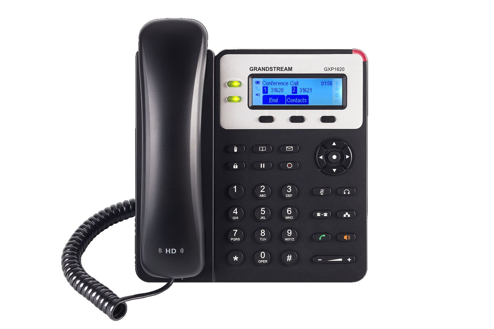 GRANDSTREAM GXP1620: 2 Line HD IP Phone w/ LCD Display-VoIP-1 MONTH FREE SERVICE