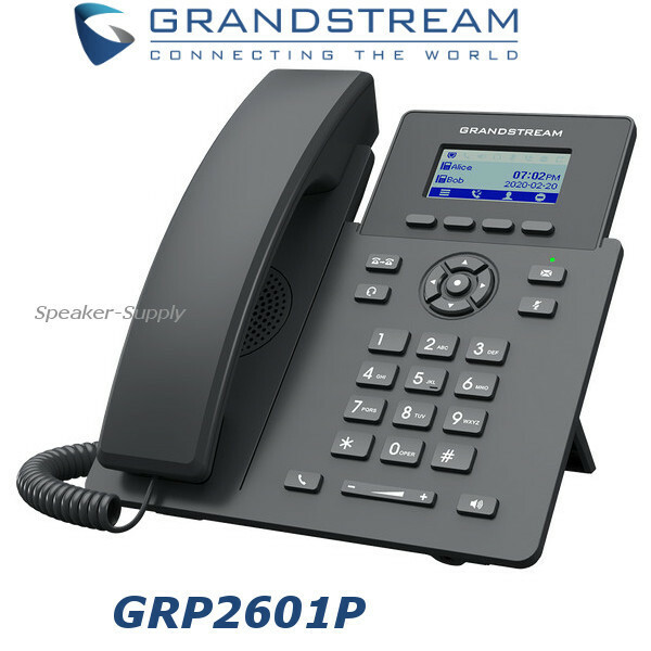 10 Grandstream GRP2601P 2-Line 2 SIP Office Desk Phone PoE Bundle Lot
