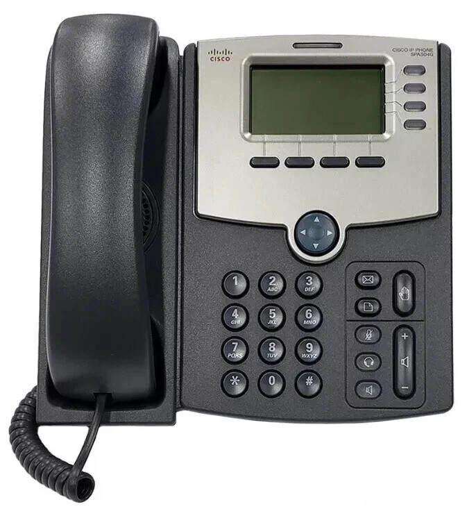 Cisco SPA 504G 4-Line, 2-Port Switch PoE IP Phone (No Stand)