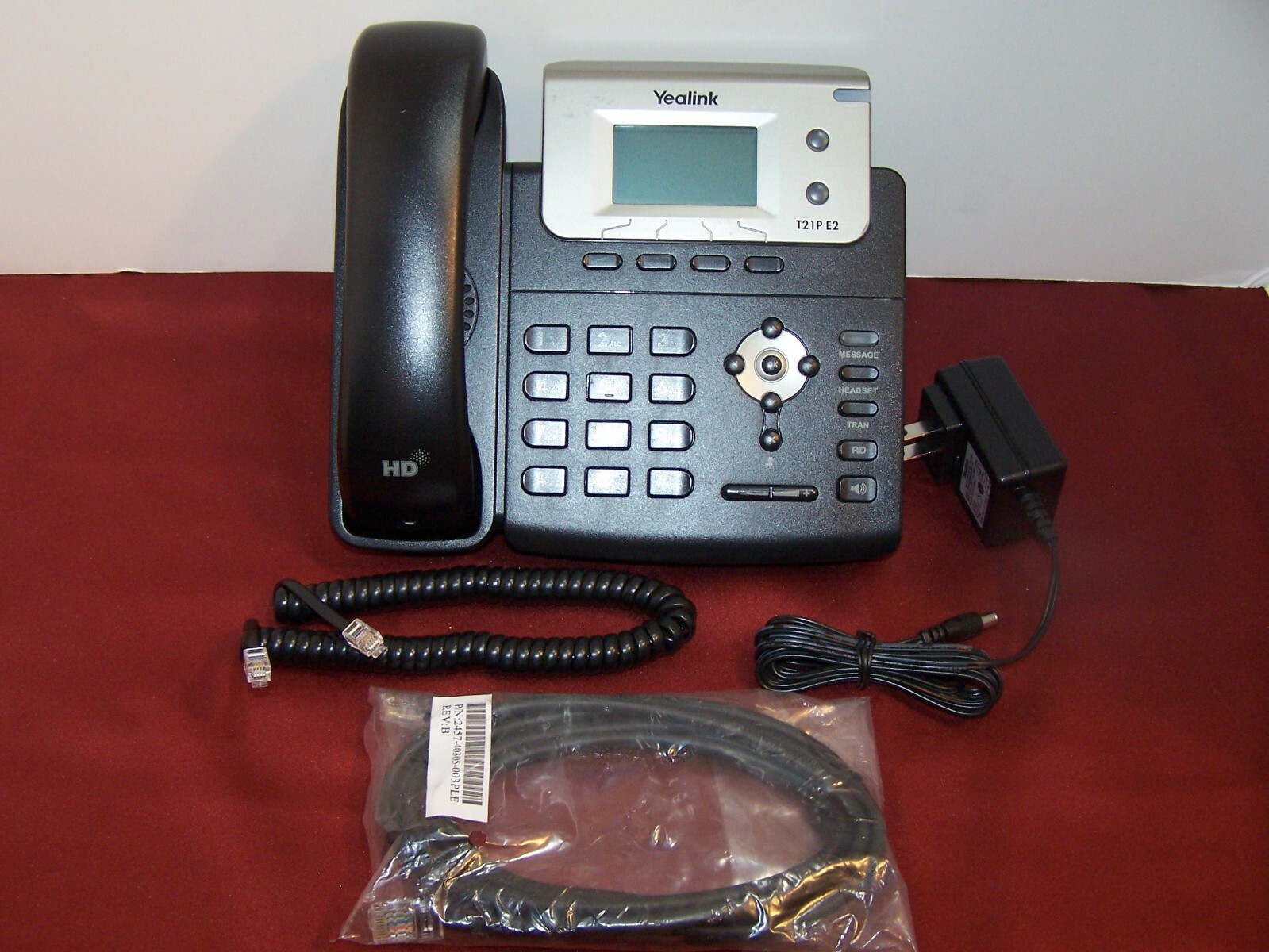 Yealink SIP-T21P E2 Entry-level IP phone w/ 2 Lines & HD voice