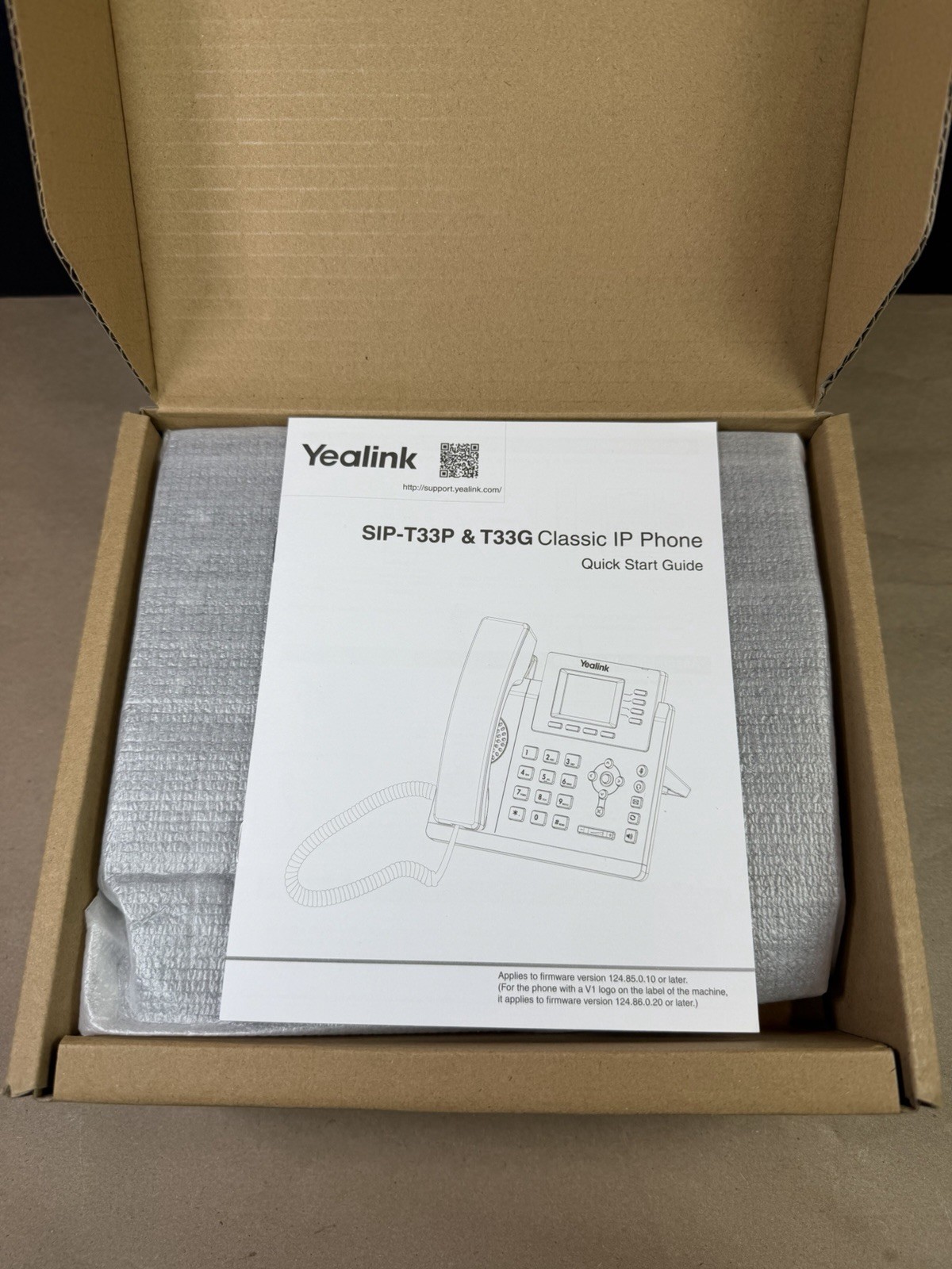 Yealink Classic Ip Phone SIP -T33P & & T33G Open Box Ships Fast!