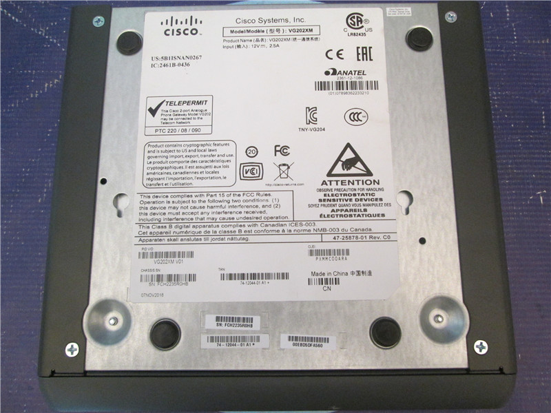 CISCO VG202XM NETWORK SWITCH 