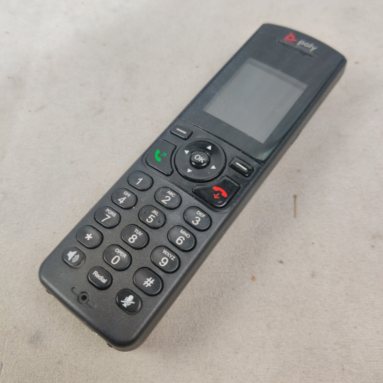Polycom VVX D230 DECT IP Phone, PSU, NA (2200-49230-001) (HANDSET ONLY NO BASE)